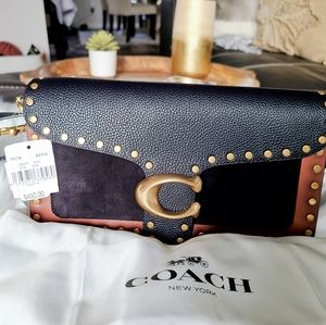 NEW Coach leather shoulder bag-$450 MSRP at Macy's